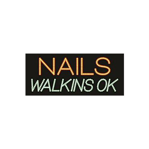 Cre8tion LED Signs "Nail Walking Ok", N#0501, 23049 KK BB