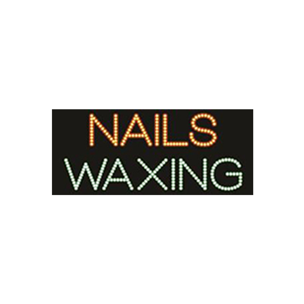 Cre8tion LED Signs "Nail Waxing", N#0701, 23050 KK BB