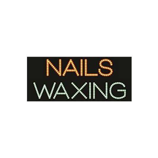 Cre8tion LED Signs "Nail Waxing", N#0701, 23050 KK BB