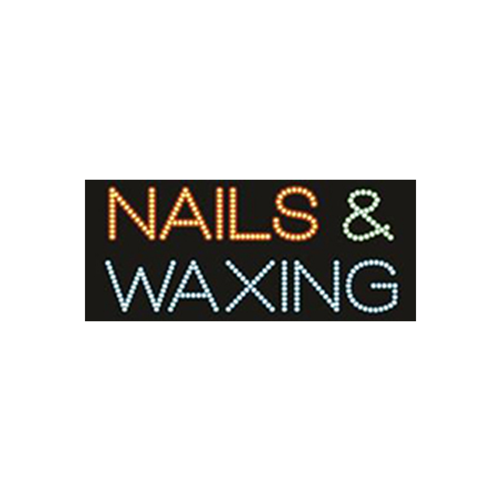 Cre8tion LED Signs "Nail & Waxing #1", N#0702, 23051 KK BB