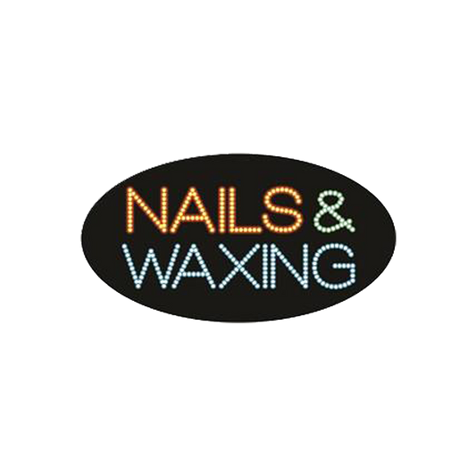 Cre8tion LED Signs "Nail & Waxing #2", N#0703, 23052 KK BB