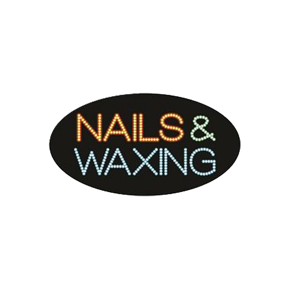 Cre8tion LED Signs "Nail & Waxing #2", N#0703, 23052 KK BB