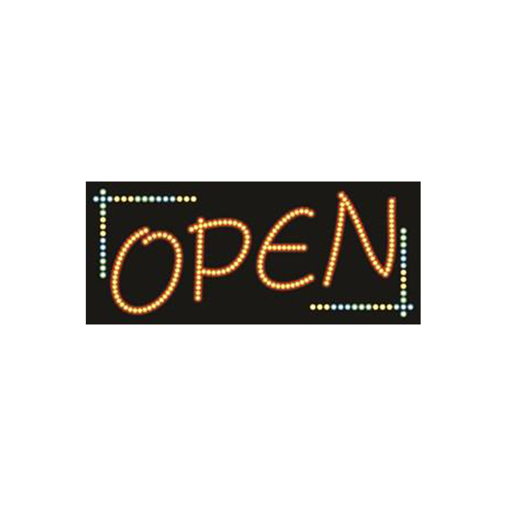 Cre8tion LED signs "Open #4", O#0104, 23056 KK BB