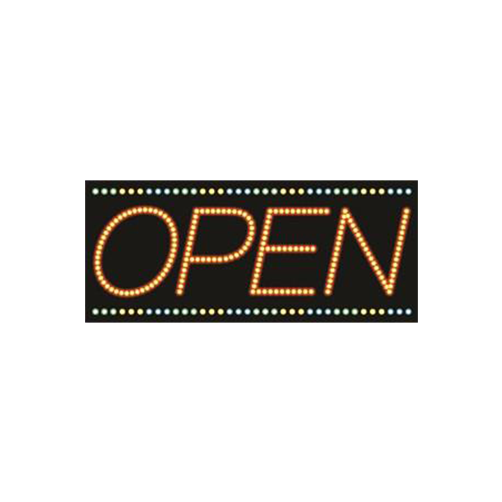 Cre8tion LED signs "Open #5", O#0105, 23057 KK BB