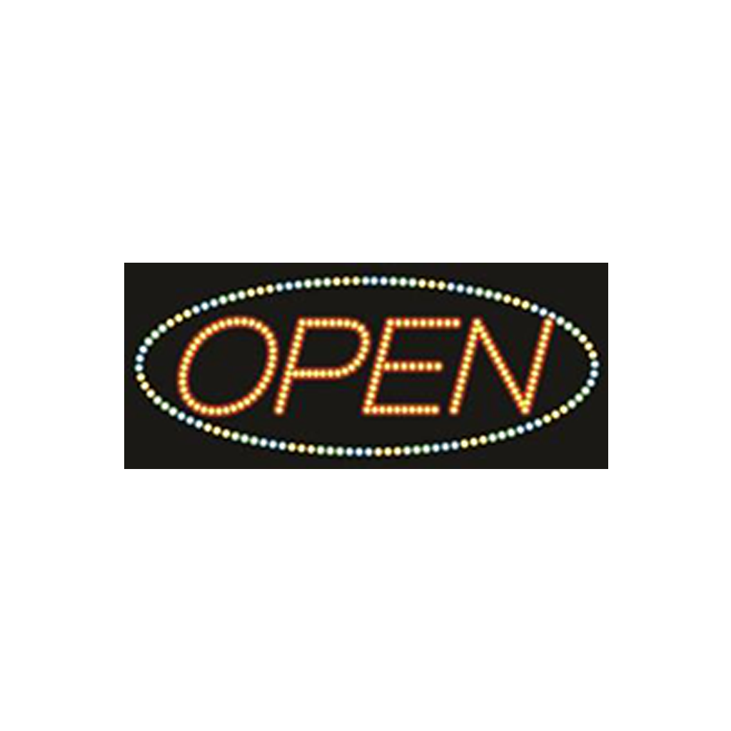 Cre8tion LED signs "Open #6", O#0106, 23058 KK BB