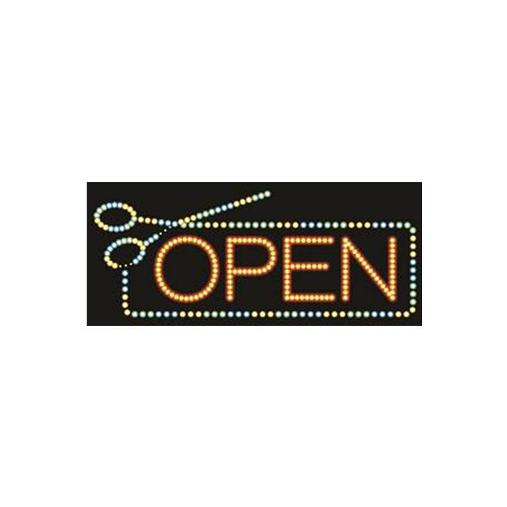 Cre8tion LED signs "Open #7", O#0107, 23059 KK BB