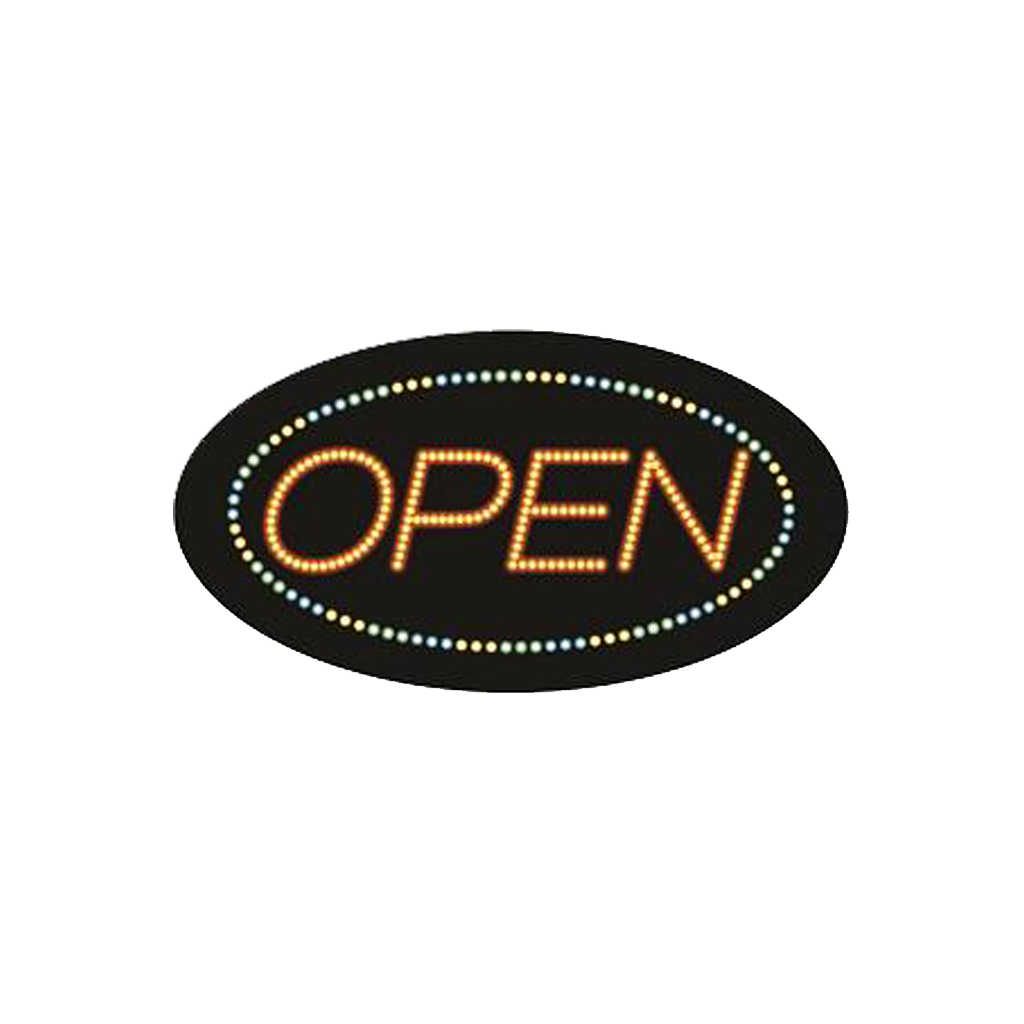 Cre8tion LED signs "Open #8", O#0108, 23060 KK BB