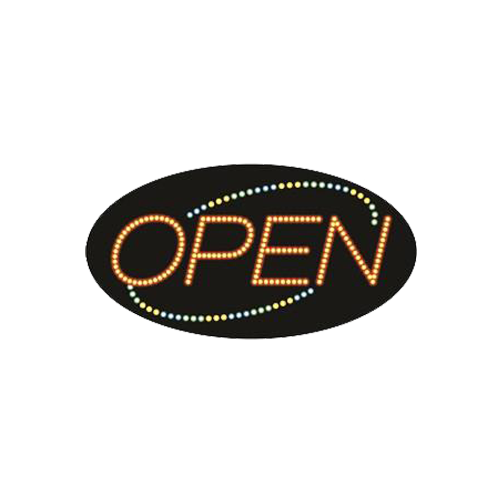 Cre8tion LED signs "Open #9", O#0109, 23061 KK BB