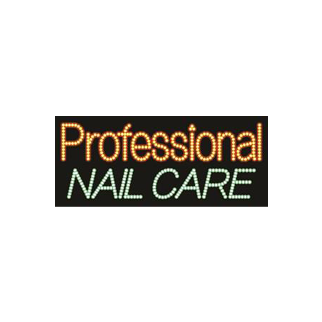 Cre8tion LED signs "Professional Nail Care", P#0501, 23071 KK BB