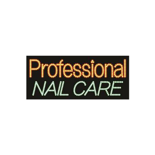 Cre8tion LED signs "Professional Nail Care", P#0501, 23071 KK BB