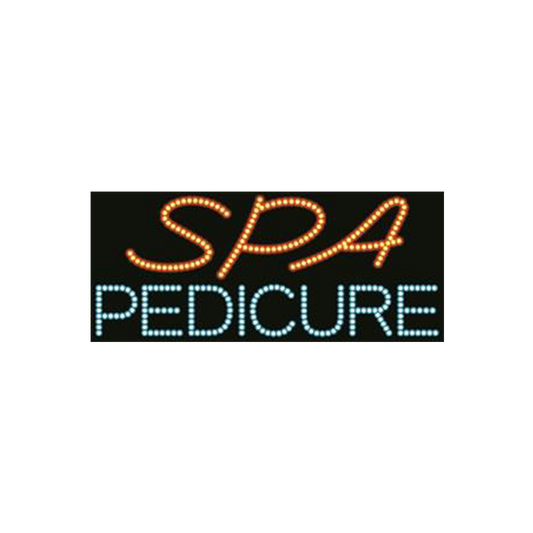 Cre8tion LED signs "Spa Pedicure #1", S#0401, 23077 KK BB