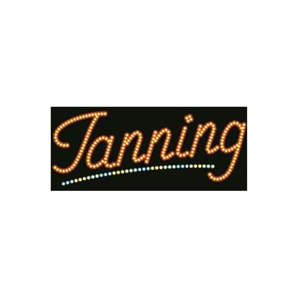 Cre8tion LED signs "Tanning #1", T#0101, 23080 KK BB