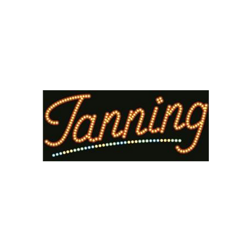 Cre8tion LED signs "Tanning #1", T#0101, 23080 KK BB