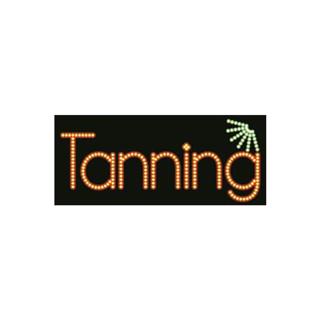 Cre8tion LED signs "Tanning #2", T#0103, 23081 KK BB