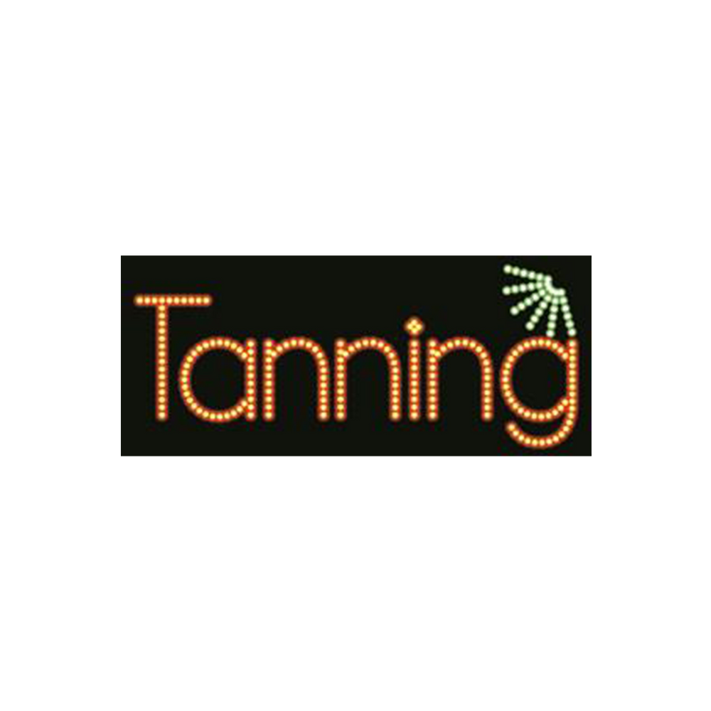 Cre8tion LED signs "Tanning #2", T#0103, 23081 KK BB