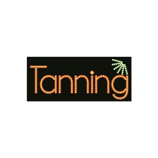 Cre8tion LED signs "Tanning #2", T#0103, 23081 KK BB