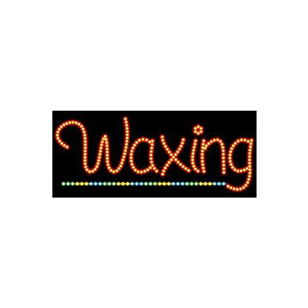 Cre8tion LED signs "Waxing #1", W#0201, 23085 KK BB