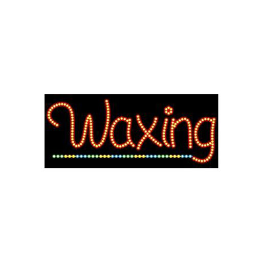 Cre8tion LED signs "Waxing #1", W#0201, 23085 KK BB