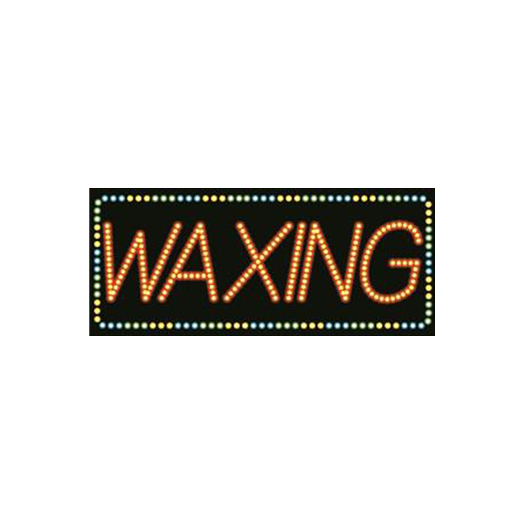 Cre8tion LED signs "Waxing #3", W#0203, 23087 KK BB