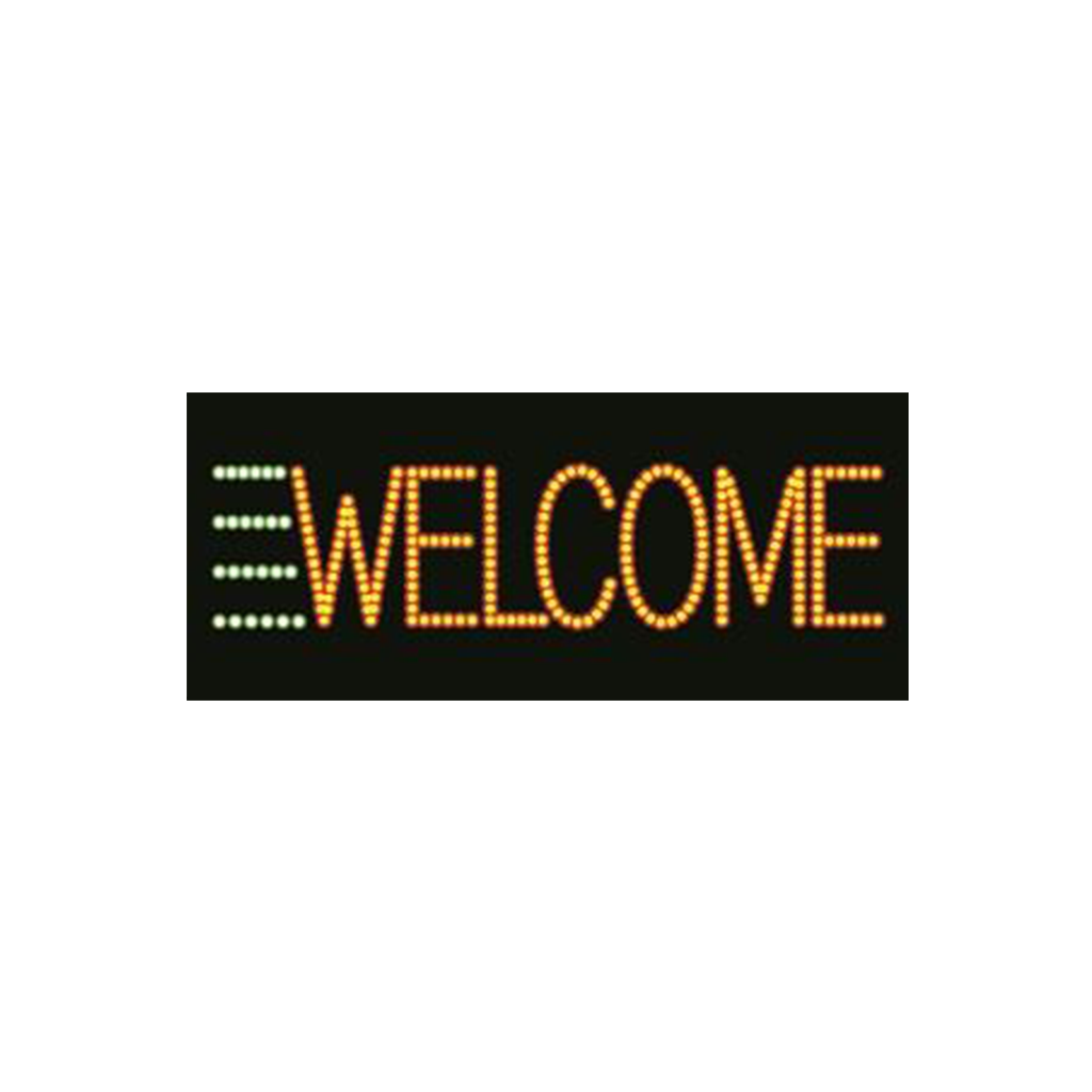 Cre8tion LED signs "Welcome #1", W#0301, 23090 KK BB