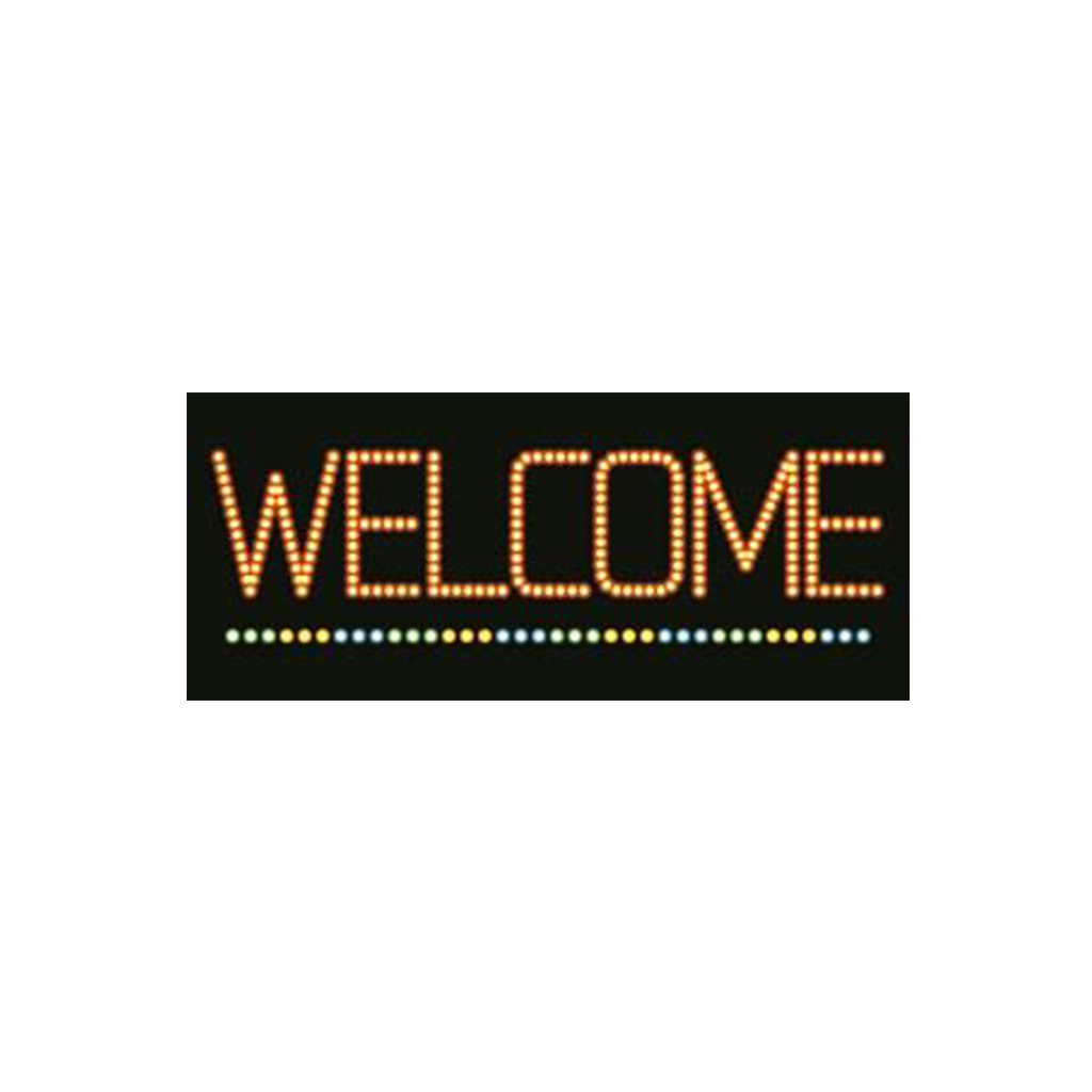 Cre8tion LED signs "Welcome #2", W#0302, 23091 KK BB