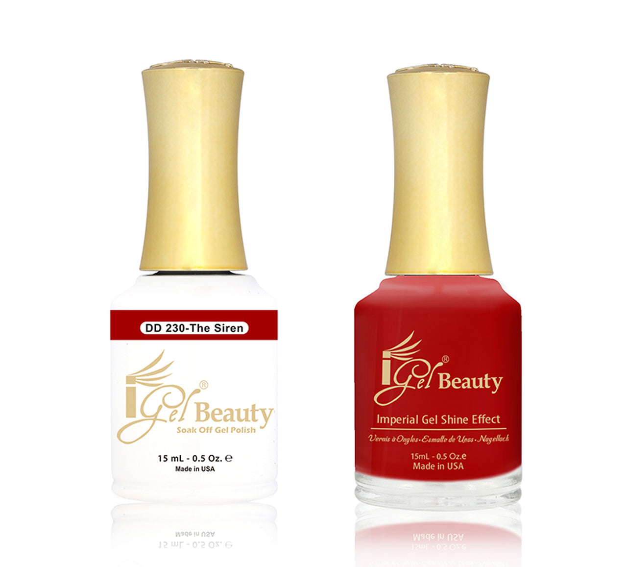 iGel Nail Lacquer + Gel Polish Match, DD230, The Siren, 0.5oz