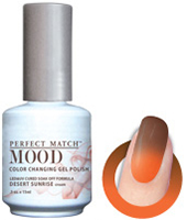 LeChat Mood Perfect Match Color Changing Gel Polish, MPMG23, Desert Sunrise, 0.5oz KK0823 BB