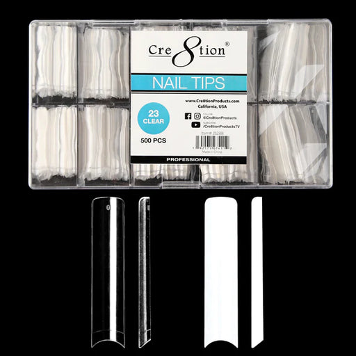 Cre8tion Special Shape, #23 Natural Longer Straight (Pk: 500 pcs/box, 100 boxes/case)