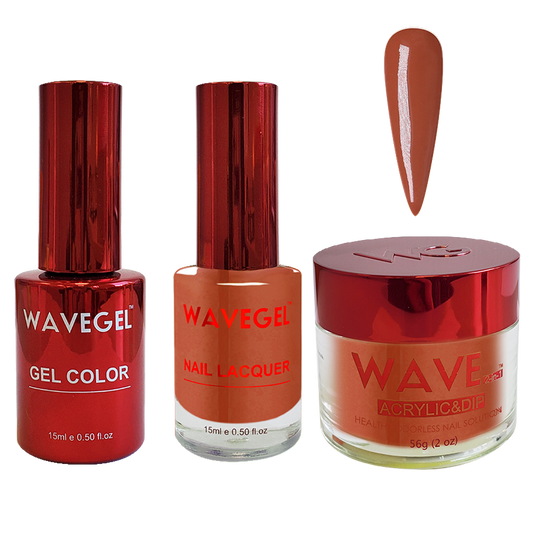 Wave Gel 4in1 Dipping Powder + Gel Polish + Nail Lacquer, QUEEN Collection, 023, Cup of Tea