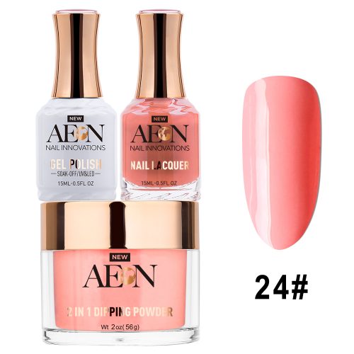 AEON 3in1 Dipping Powder + Gel Polish + Nail Lacquer, 024, In Carnation OK0327LK