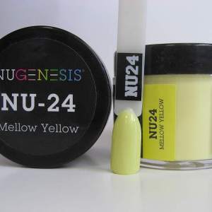 Nugenesis Dipping Powder, NU 024, Mellow Yellow, 2oz MH1005