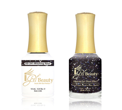 iGel Nail Lacquer + Gel Polish Match, DD241, Witching Hour, 0.5oz