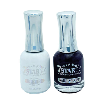 7 Star Nail Lacquer + Gel Polish Matching Pair, 243, 0.5oz