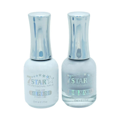 7 Star Nail Lacquer + Gel Polish Matching Pair, 244, 0.5oz