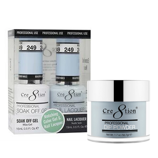 Cre8tion 3in1 Dipping Powder + Gel Polish + Nail Lacquer, 249, Wonderful View, 3104-0849 OK0117VD