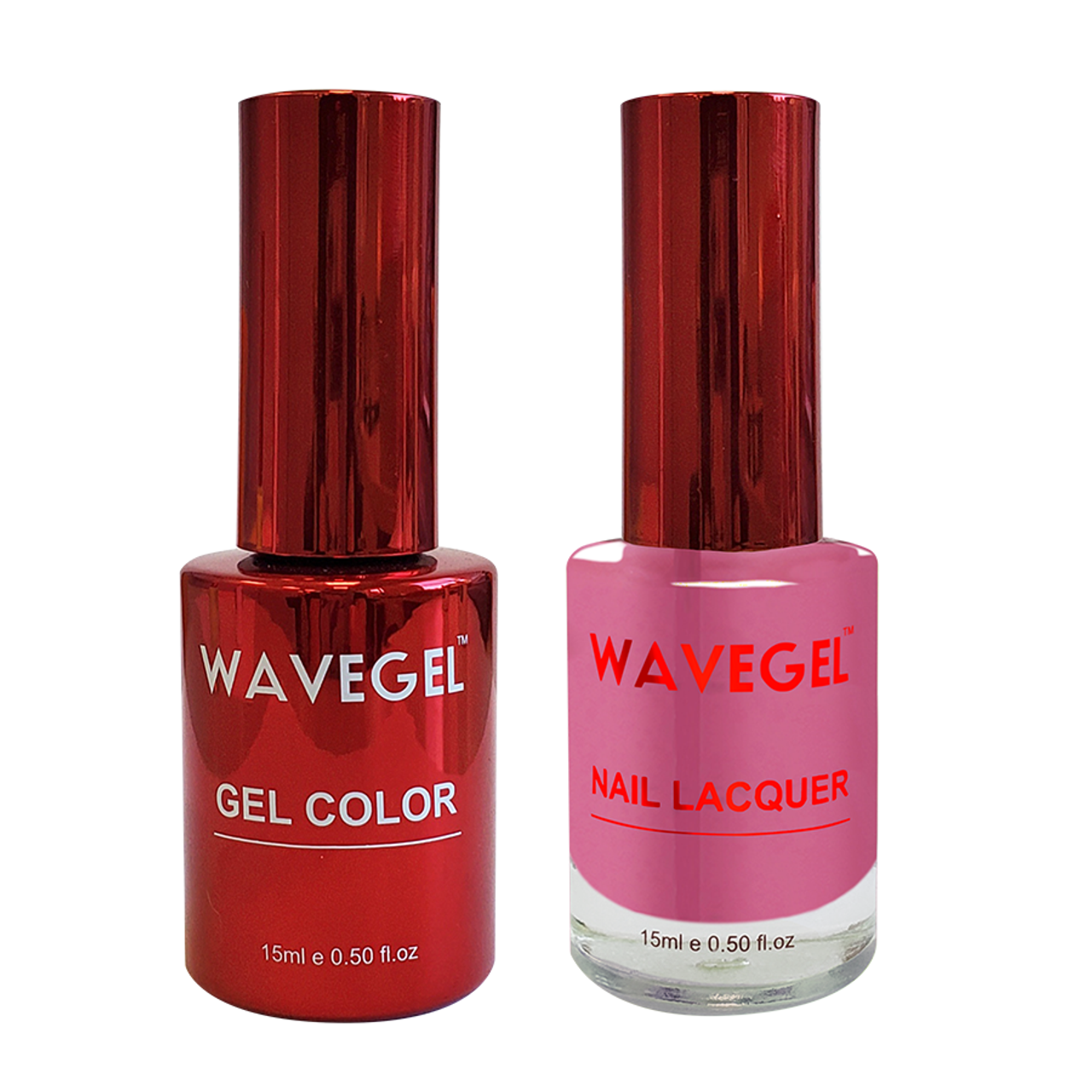 Wave Gel Nail Lacquer + Gel Polish, QUEEN Collection, 024, Dark Berry, 0.5oz