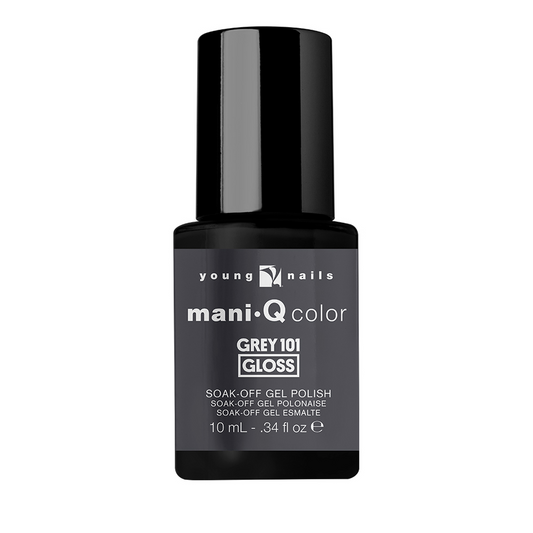 Young Nails Gel Polish, ManiQ Color Collection, MC30026, Grey 101, 0.34oz OK0904LK