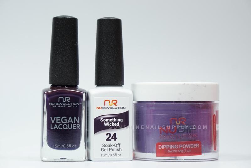 NuRevolution 3in1 Dipping Powder + Gel Polish + Nail Lacquer, 024, Something Weaked OK1129