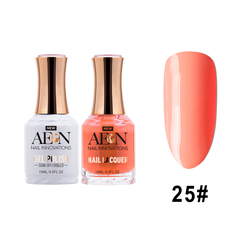 AEON Gel Polish + Nail Lacquer, 025, Little Miss Sunshine, 0.5oz OK0326LK