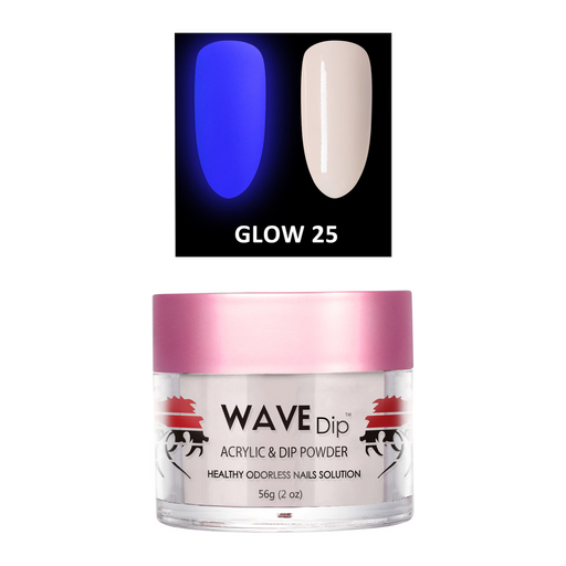 Wave Gel Acrylic/Dipping POWDER, Glow In The Dark Collection, Color List Note, 000