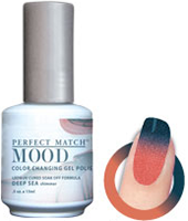 LeChat Mood Perfect Match Color Changing Gel Polish, MPMG25, Deep Sea, 0.5oz KK1227