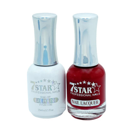 7 Star Nail Lacquer + Gel Polish Matching Pair, 252, 0.5oz