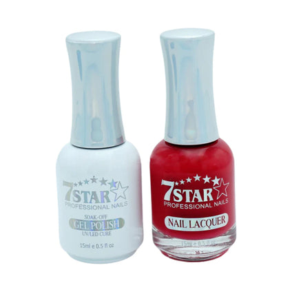 7 Star Nail Lacquer + Gel Polish Matching Pair, 254, 0.5oz