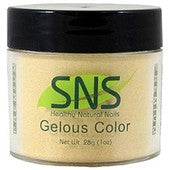 SNS Gelous Dipping Powder, 256, Goldeneye, 1oz BB KK