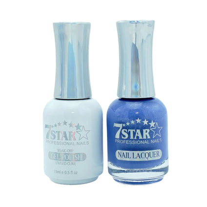 7 Star Nail Lacquer + Gel Polish Matching Pair, 257, 0.5oz