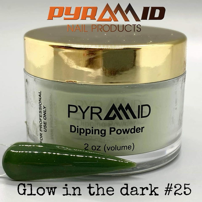 Pyramid Dipping Powder, Glow In The Dark Collection, GL25, 2oz OK1205LK