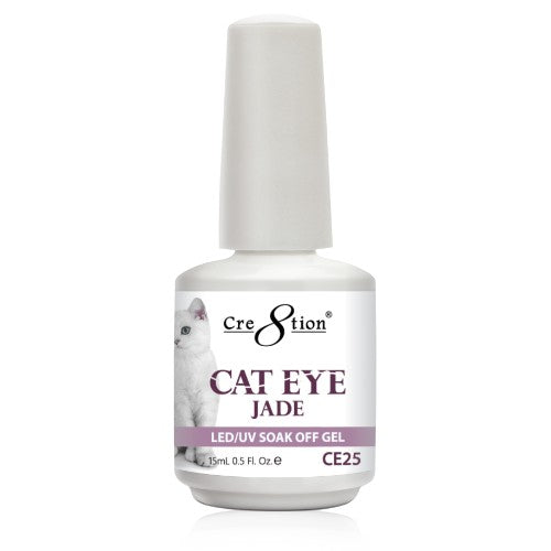 Cre8tion Cat Eye Jade Gel Polish, 0916-0828, 0.5oz, CE25 KK1010