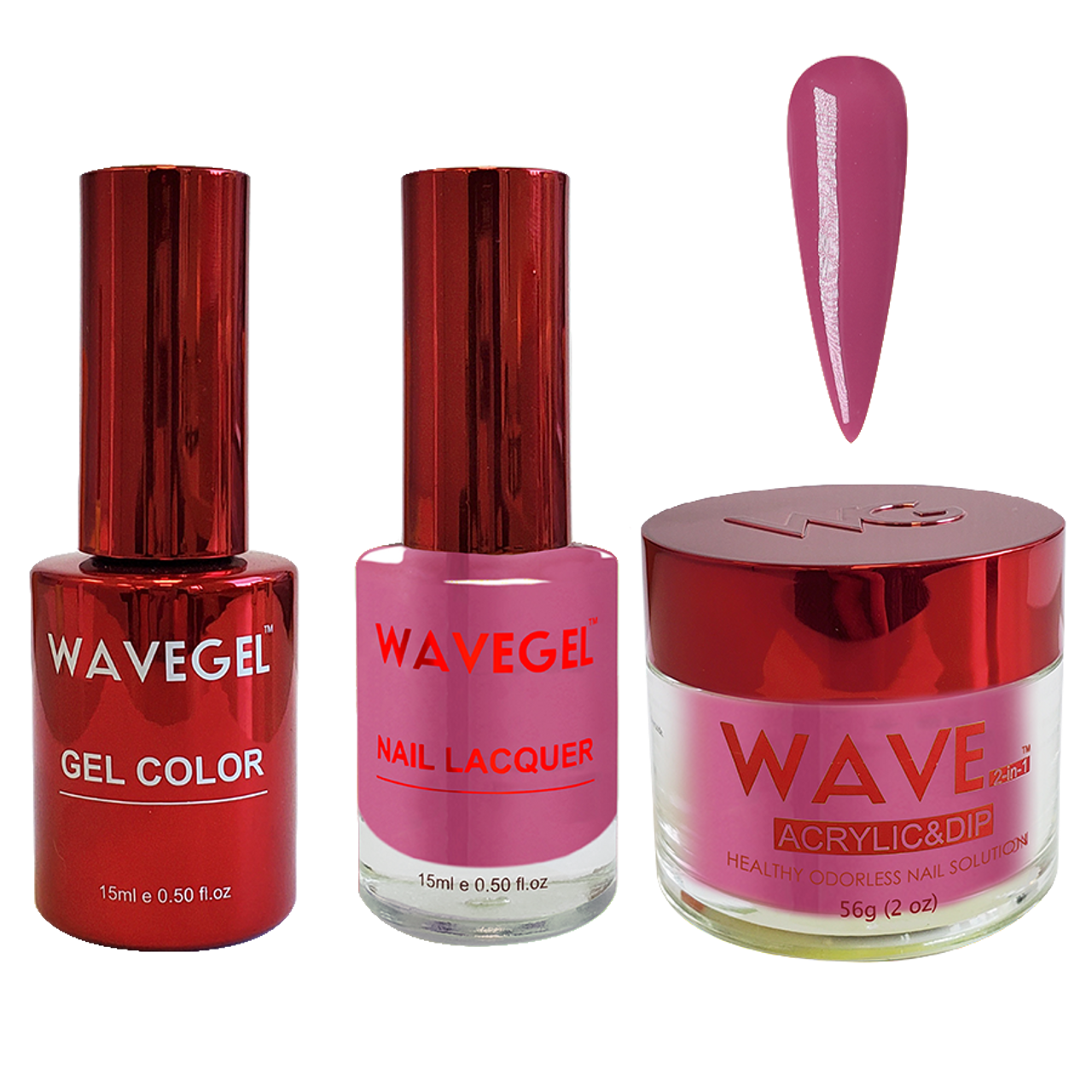 Wave Gel 4in1 Dipping Powder + Gel Polish + Nail Lacquer, QUEEN Collection, 025, Jewel of India