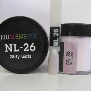 Nugenesis Dipping Powder, NL 026, Girly Girls, 2oz MH1005