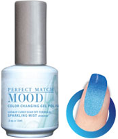 LeChat Mood Perfect Match Color Changing Gel Polish, MPMG26, Sparkling Mist, 0.5oz KK0823 BB